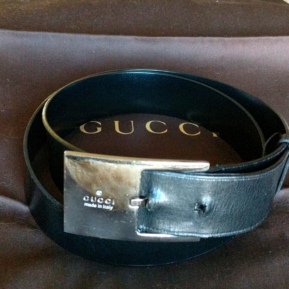 GUCCI LEATHER BELT - Picture 3 of 8